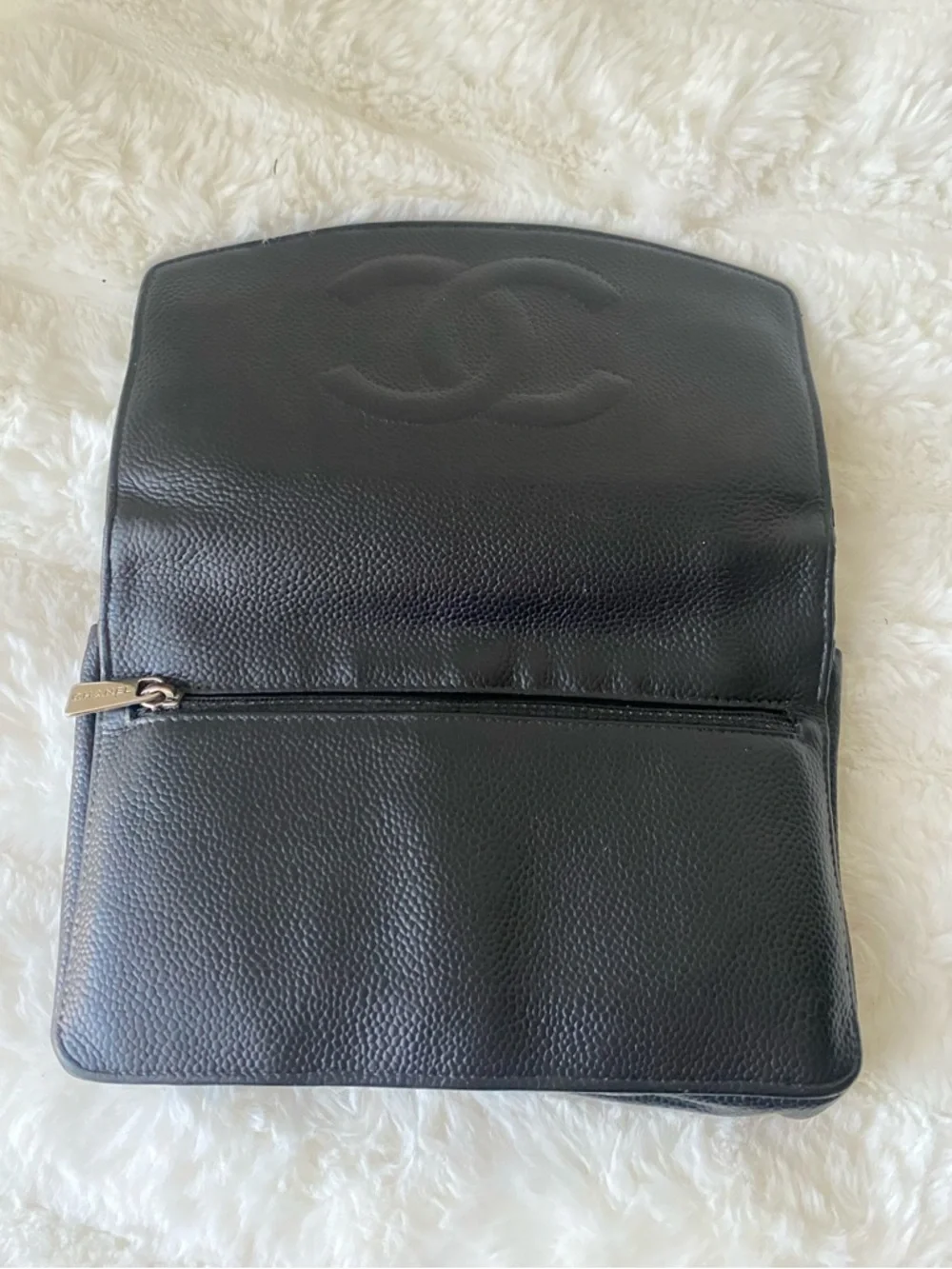 ❤️ CHANEL Caviar Timeless CC Wallet on Chain